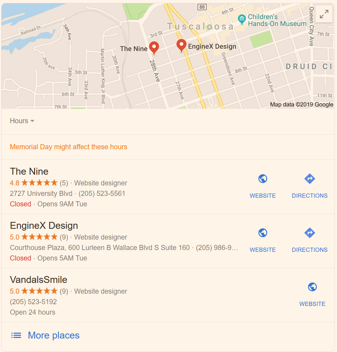 google local listings